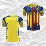 Camiseta de Entrenamiento Barcelona 2023 2024 Amarillo y Azul