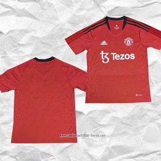 Camiseta de Entrenamiento Manchester United 2022 Rojo