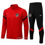 Chandal de Chaqueta del Atletico Madrid 2021 2022 Rojo