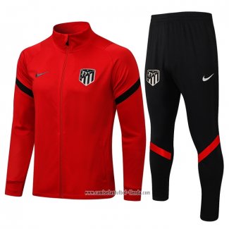 Chandal de Chaqueta del Atletico Madrid 2021 2022 Rojo