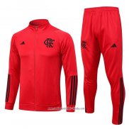 Chandal de Chaqueta del Flamengo 2023 2024 Rojo