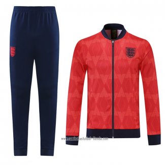 Chandal de Chaqueta del Inglaterra 2021 2022 Rojo