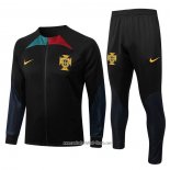 Chandal de Chaqueta del Portugal 2022 2023 Negro