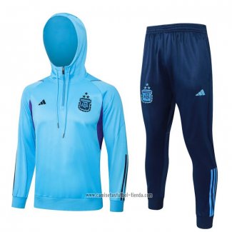 Chandal de Sudadera del Argentina 2023 2024 Nino Azul