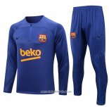 Chandal de Sudadera del Barcelona 2022 2023 Azul