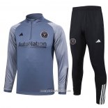 Chandal de Sudadera del Inter Miami 2023 2024 Gris