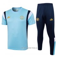 Chandal del Manchester City 2023 2024 Manga Corta Azul