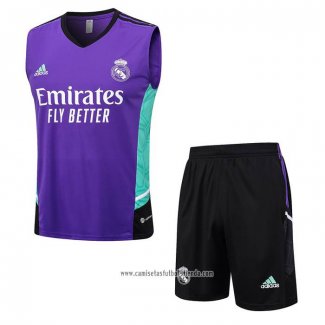 Chandal del Real Madrid 2023 2024 Sin Mangas Purpura