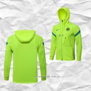 Chaqueta con Capucha del Inter Milan 2021 2022 Verde