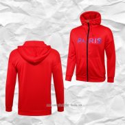 Chaqueta con Capucha del Paris Saint-Germain 2021 2022 Rojo