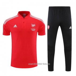 Conjunto Polo del Arsenal 2022 2023 Rojo