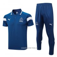 Conjunto Polo del Olympique Marsella 2023 2024 Azul