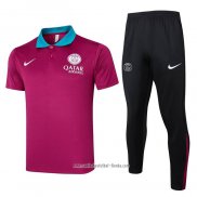 Conjunto Polo del Paris Saint-Germain 2024 2025 Purpura