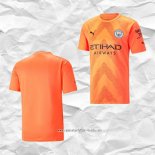 Camiseta Manchester City Portero 2022 2023 Naranja