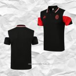 Camiseta Polo del AC Milan 2021 2022 Negro