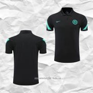 Camiseta Polo del Inter Milan 2022 2023 Negro