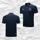 Camiseta Polo del Paris Saint-Germain 2022 2023 Azul Marino