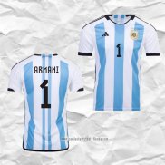 Camiseta Primera Argentina Jugador Armani 2022
