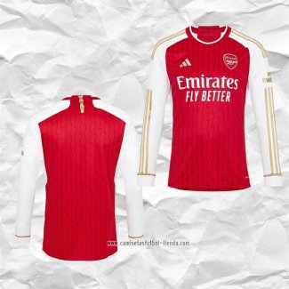 Camiseta Primera Arsenal 2023 2024 Manga Larga
