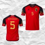 Camiseta Primera Belgica Jugador Vertonghen 2022