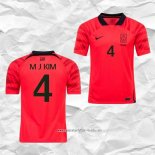 Camiseta Primera Corea del Sur Jugador Kim Min-Jae 2022