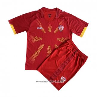 Camiseta Primera Macedonia del Norte 2023 Nino