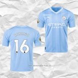 Camiseta Primera Manchester City Jugador Rodrigo 2023 2024