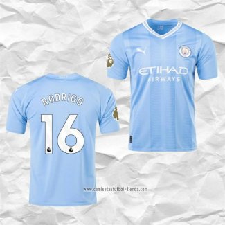 Camiseta Primera Manchester City Jugador Rodrigo 2023 2024