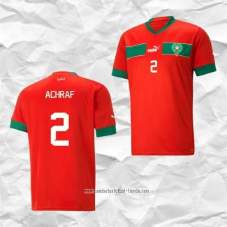 Camiseta Primera Marruecos Jugador Achraf 2022