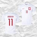 Camiseta Primera Polonia Jugador Grosicki 2022