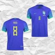 Camiseta Segunda Brasil Jugador Fred 2022