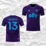 Camiseta Segunda Charlotte FC Jugador Bronico 2023 2024