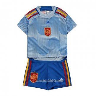 Camiseta Segunda Espana 2022 Nino