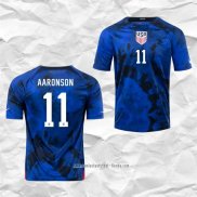 Camiseta Segunda Estados Unidos Jugador Aaronson 2022