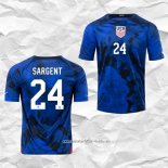 Camiseta Segunda Estados Unidos Jugador Sargent 2022