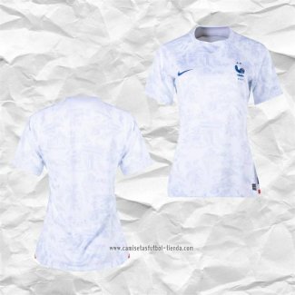 Camiseta Segunda Francia 2022 Mujer
