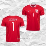 Camiseta Segunda Polonia Jugador Szczesny 2022