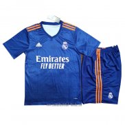 Camiseta Segunda Real Madrid 2021 2022 Nino