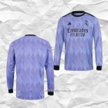 Camiseta Segunda Real Madrid 2022 2023 Manga Larga