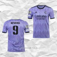 Camiseta Segunda Real Madrid Jugador Benzema 2022 2023