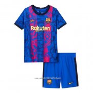 Camiseta Tercera Barcelona 2021 2022 Nino