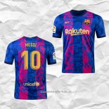 Camiseta Tercera Barcelona Jugador Messi 2021 2022