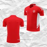Camiseta de Entrenamiento Manchester United 2022 2023 Rojo