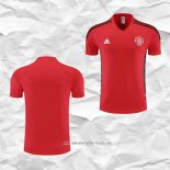 Camiseta de Entrenamiento Manchester United 2022 2023 Rojo