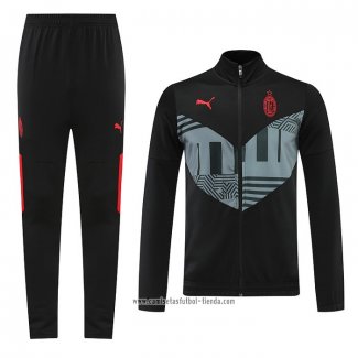 Chandal de Chaqueta del AC Milan 2022 2023 Negro