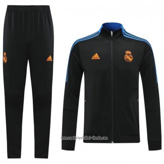 Chandal de Chaqueta del Real Madrid 2021 2022 Negro