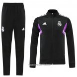 Chandal de Chaqueta del Real Madrid 2022 2023 Nino Negro