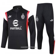 Chandal de Sudadera del AC Milan 2023 2024 Negro