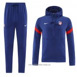 Chandal de Sudadera del Atletico Madrid 2021 2022 Azul