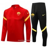 Chandal de Sudadera del Roma 2021 2022 Rojo